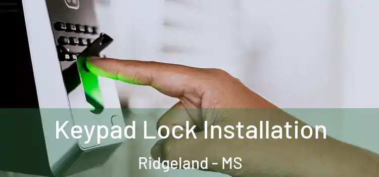 Keypad Lock Installation Ridgeland - MS